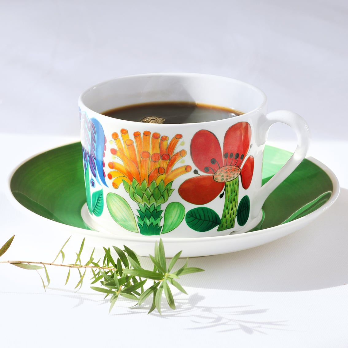 Gustavsberg グスタフスベリ Tahiti タヒチ ティーカップ＆ソーサー