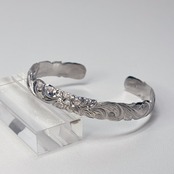ハイビスカスハワイアンバングル(S/Silver)