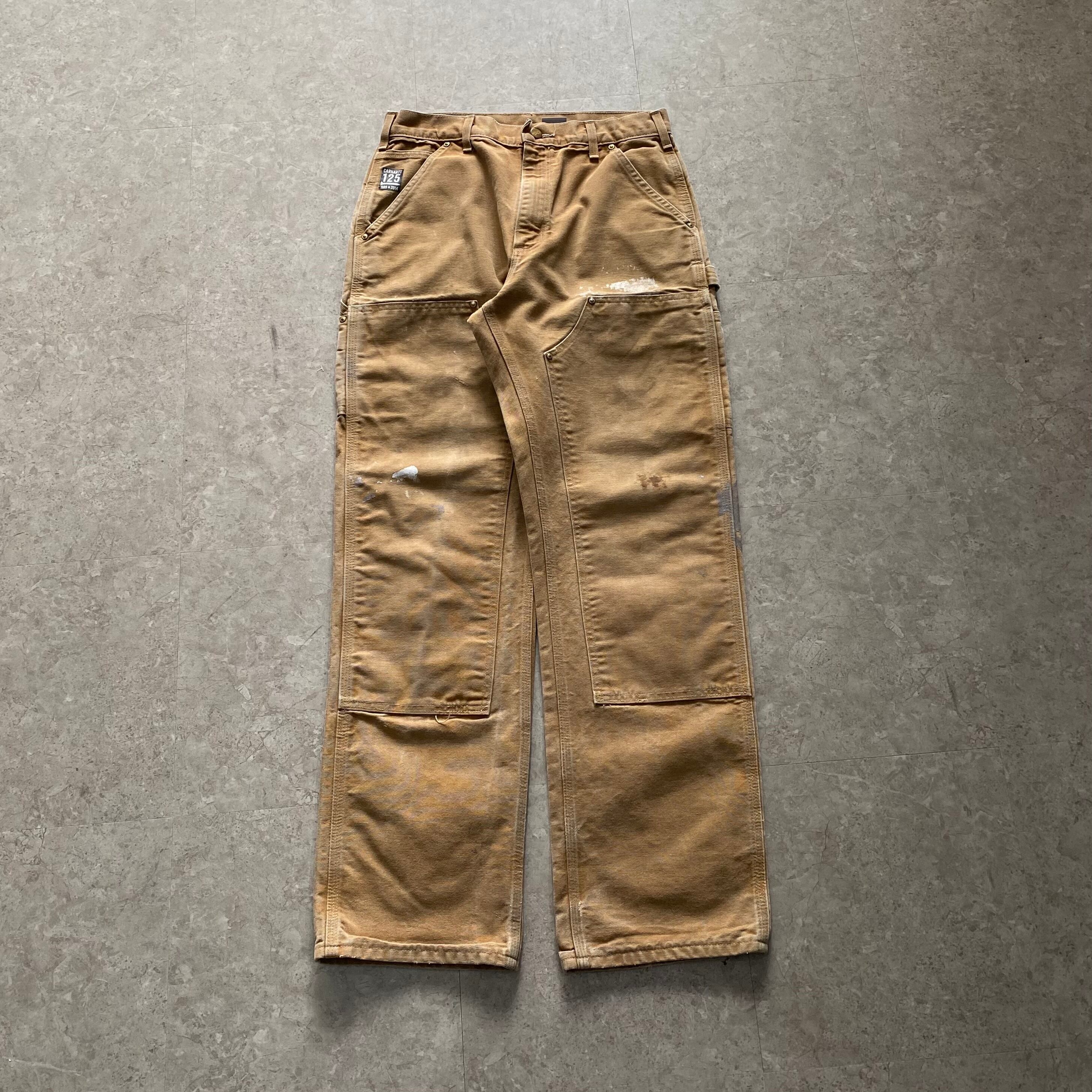 00s Carhartt double knee duck pants "beige"【仙台店】