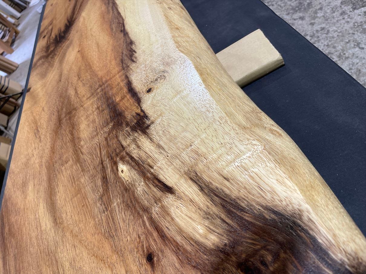 モンキーポッド3829 一枚板無垢 乾燥材 1360x330-350x50mm