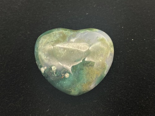 ハート型（モスアゲート）