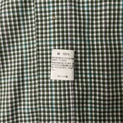 Brooks Brothers ブルックスブラザーズ チェック柄 ノンアイロン BD 長袖シャツ XL/グリーン 系