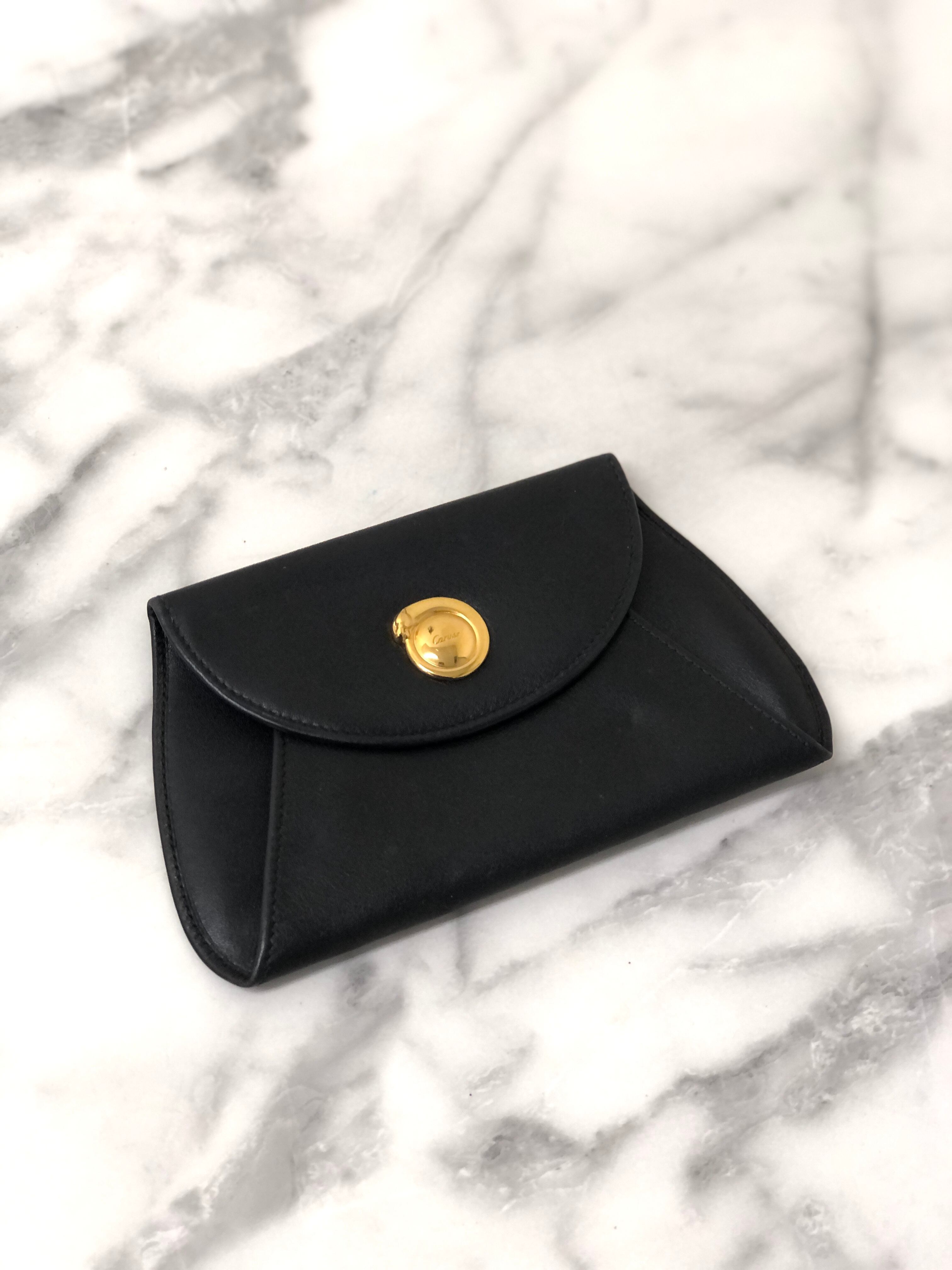 Cartier パシャ ドゥ カルティエ コインケース 小銭入れ カーフレザー 