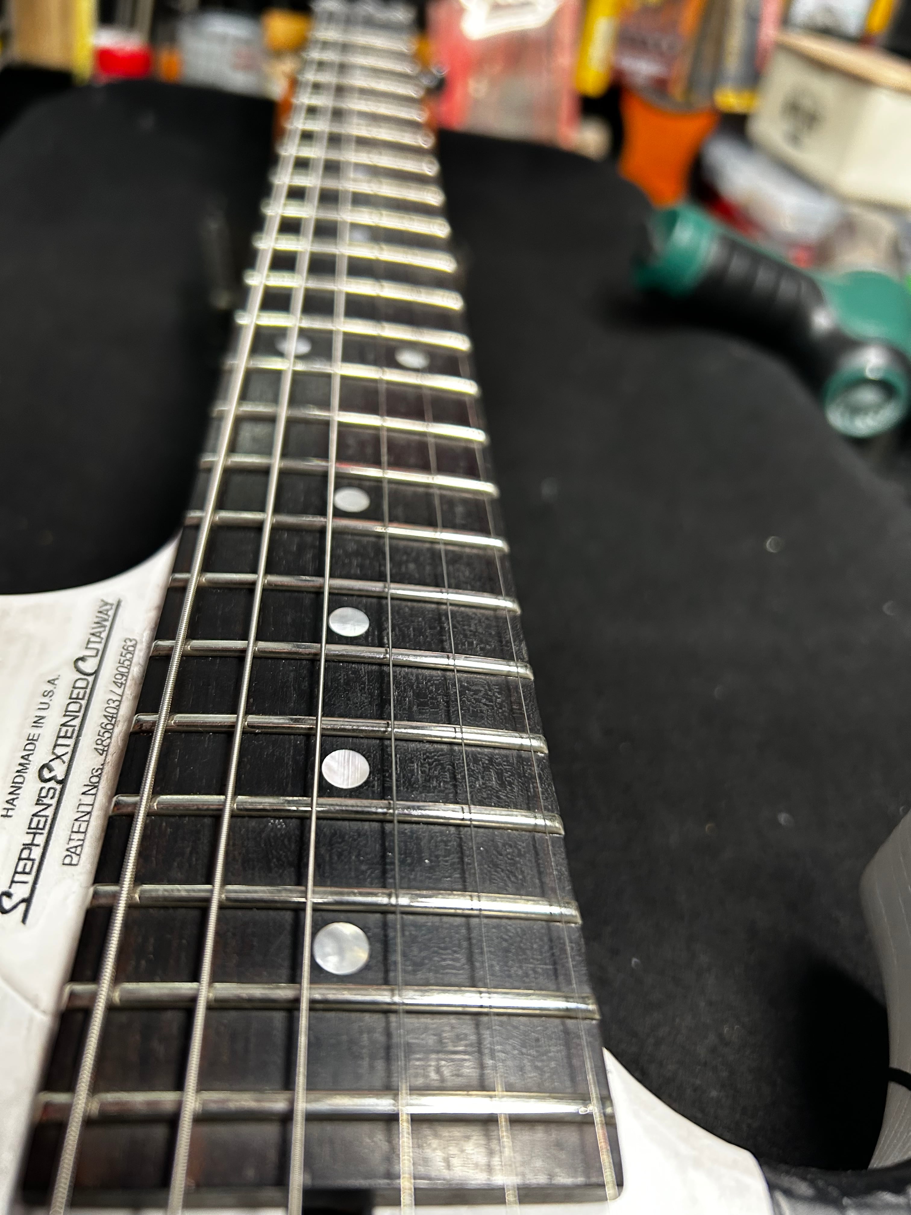 washburn USA N4 BSG1G. 白黒フランケンリフィニッシュ