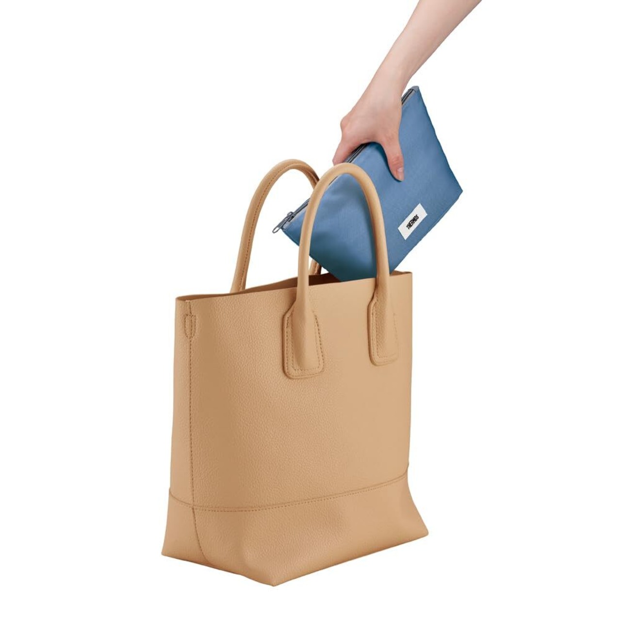 サーモス 弁当箱 2段 スリム フレッシュランチボックス 635ml グレーネイビー DSA-605W GNV | BASE SHOP