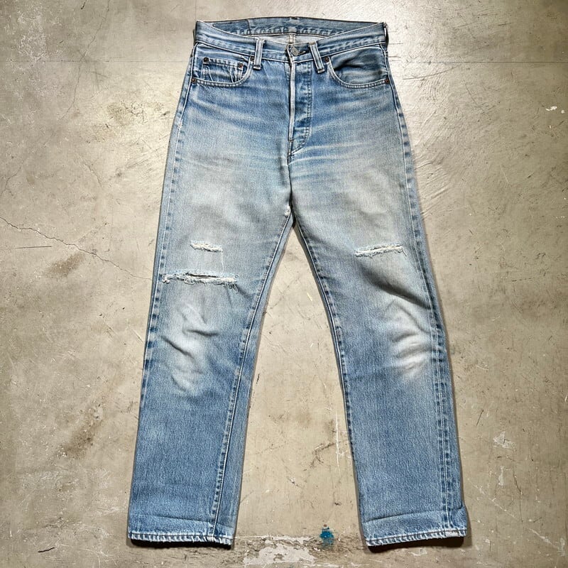 トゥモローランド80'S LEVI'S501ホワイトデニム リーバイス ビームス ユニクロ US