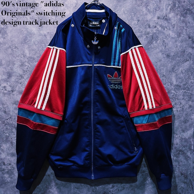 【doppio】90's vintage "adidas Originals" switching design track jacket