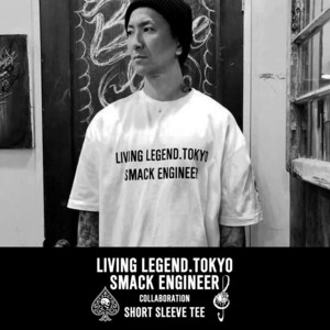 LIVING LEGEND.TOKYO×SMACK ENGINEER COLLABORATION SHORT SLEEVE TEE