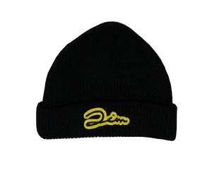 【 ZION 】P-LOGO KNIT CAP black