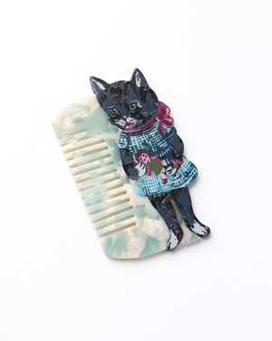 Nathalie Lete ダイカットコーム Black cat