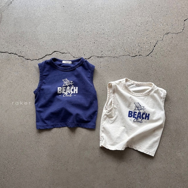 《予約/送料無料》beach cropped sleeveless / raker