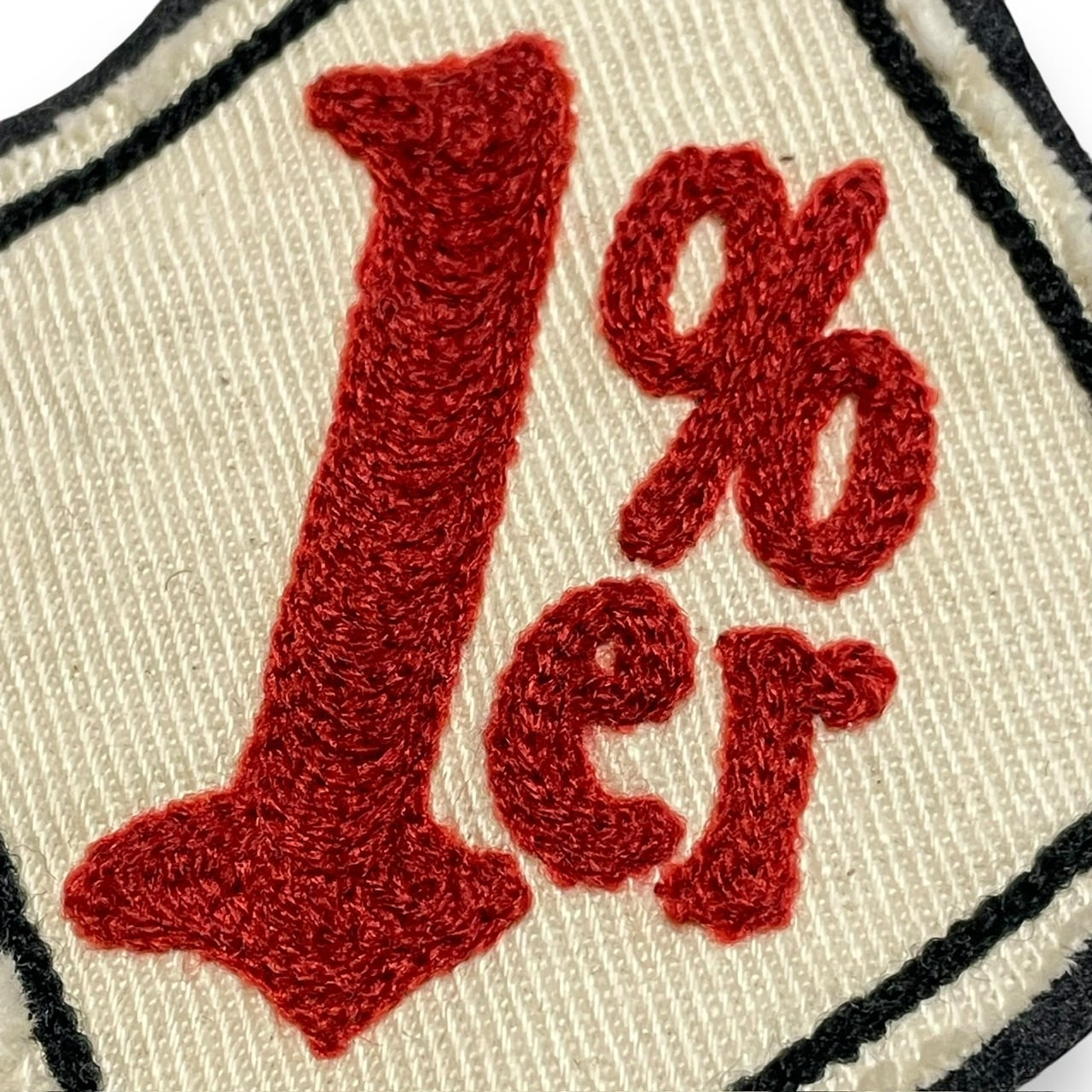 1%er” PATCH チェーンステッチワッペン | 【RIOTT/ライオット】