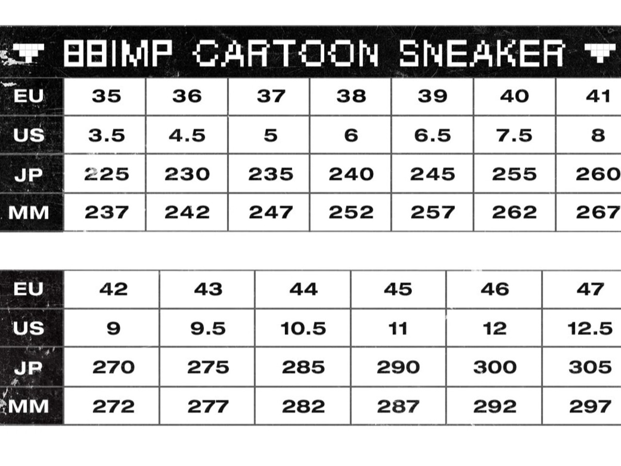 【BBIMP】Cartoon Sneakers / Shadow Mocha