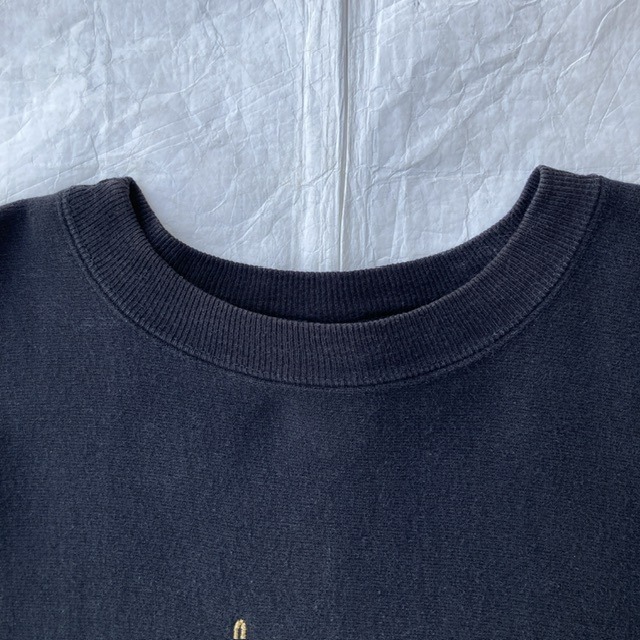Champion リバースウィーブ スウェット 90s USA製 ブラック MOUNT ROSE 刺繍 ヴィンテージ古着 L 画像8