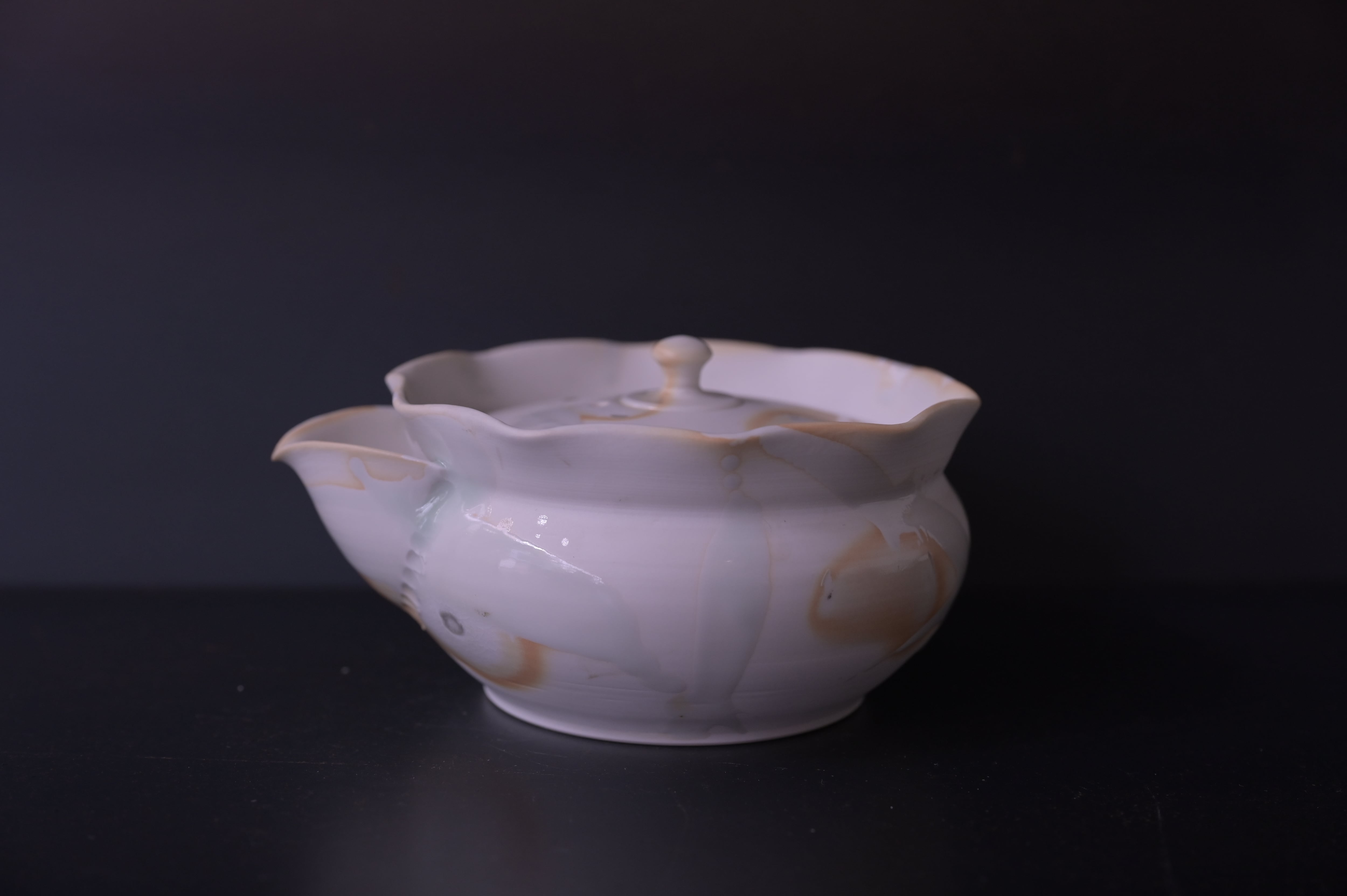 宝石画・山梨美術工芸品・天然石保証・夫婦鶴・松・No.200708-075