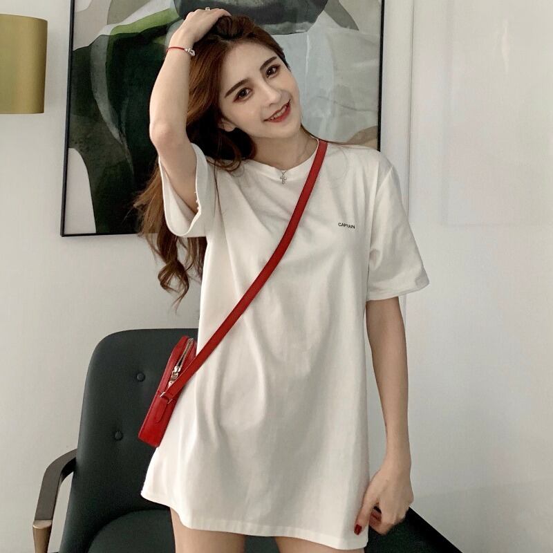 Tシャツ 薄手サマールーズカジュアルホワイトトップス 夏物 YY-ファッション21736522712