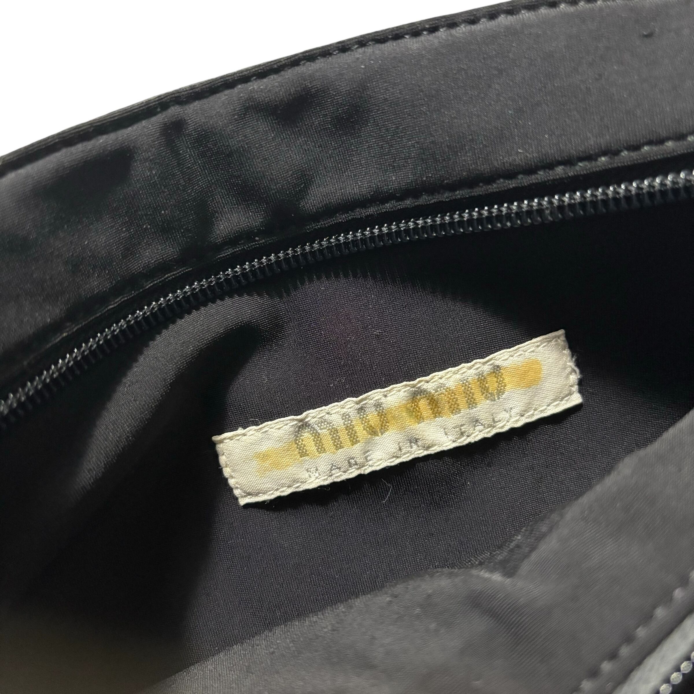 archive MIU MIU black technical fabric shoulder bag | NOIR ONLINE