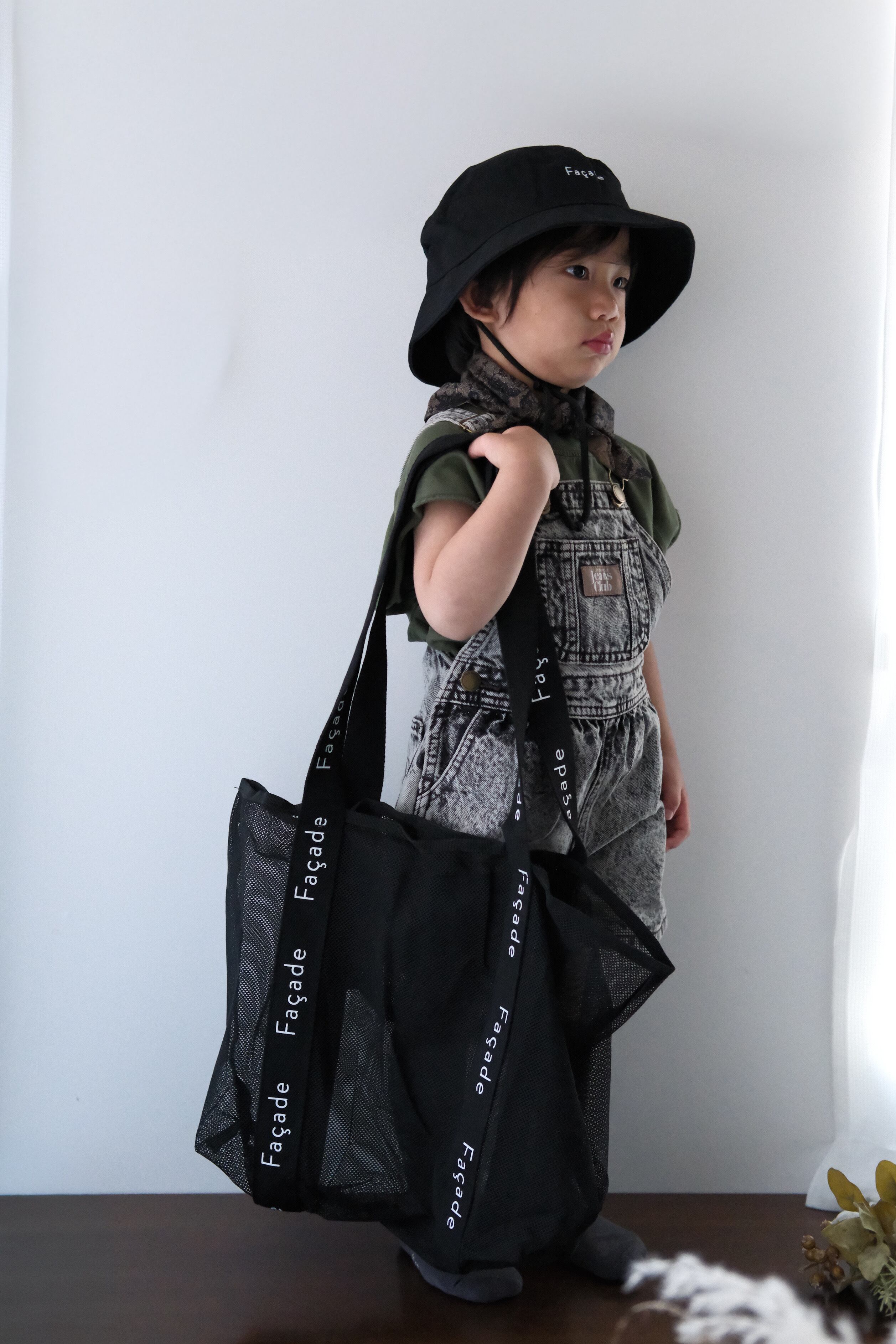 【即納/送料無料】façade / bag / Black BLK