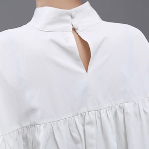 Back Long Drawstring Tops / バッグロング ドローストリング トップス