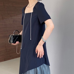 フェイクツーピースワンピース　21817