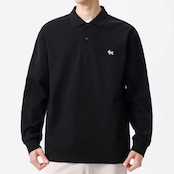 無地ニット ポロシャツ af0480