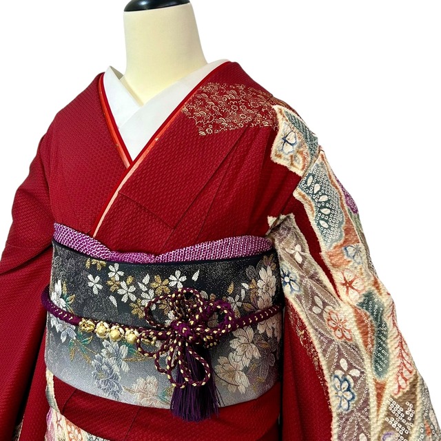 振袖レンタル フルセット F-027-Lサイズ