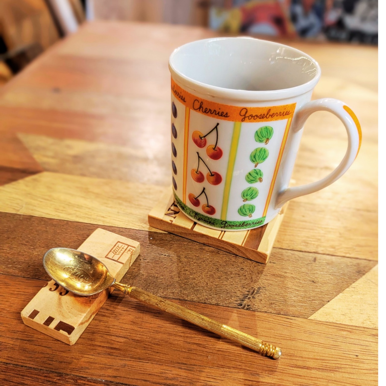 ワイン箱コースター・カトラリーレスト(2セット売り)
