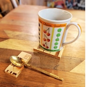 ワイン箱コースター・カトラリーレスト(2セット売り)