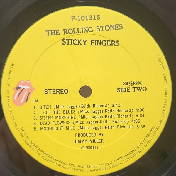 The Rolling Stones / Sticky Fingers [P-10131S] - 画像5