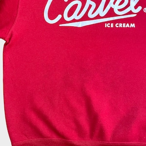 【JERZEES】CARVEL ICE CREAM ロゴ プリント スウェット トレーナー プルオーバー カーベル アイスクリーム アドバタイジング M US古着