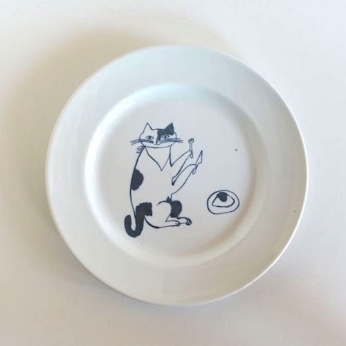【トラネコボンボン 】猫の丸皿(大)