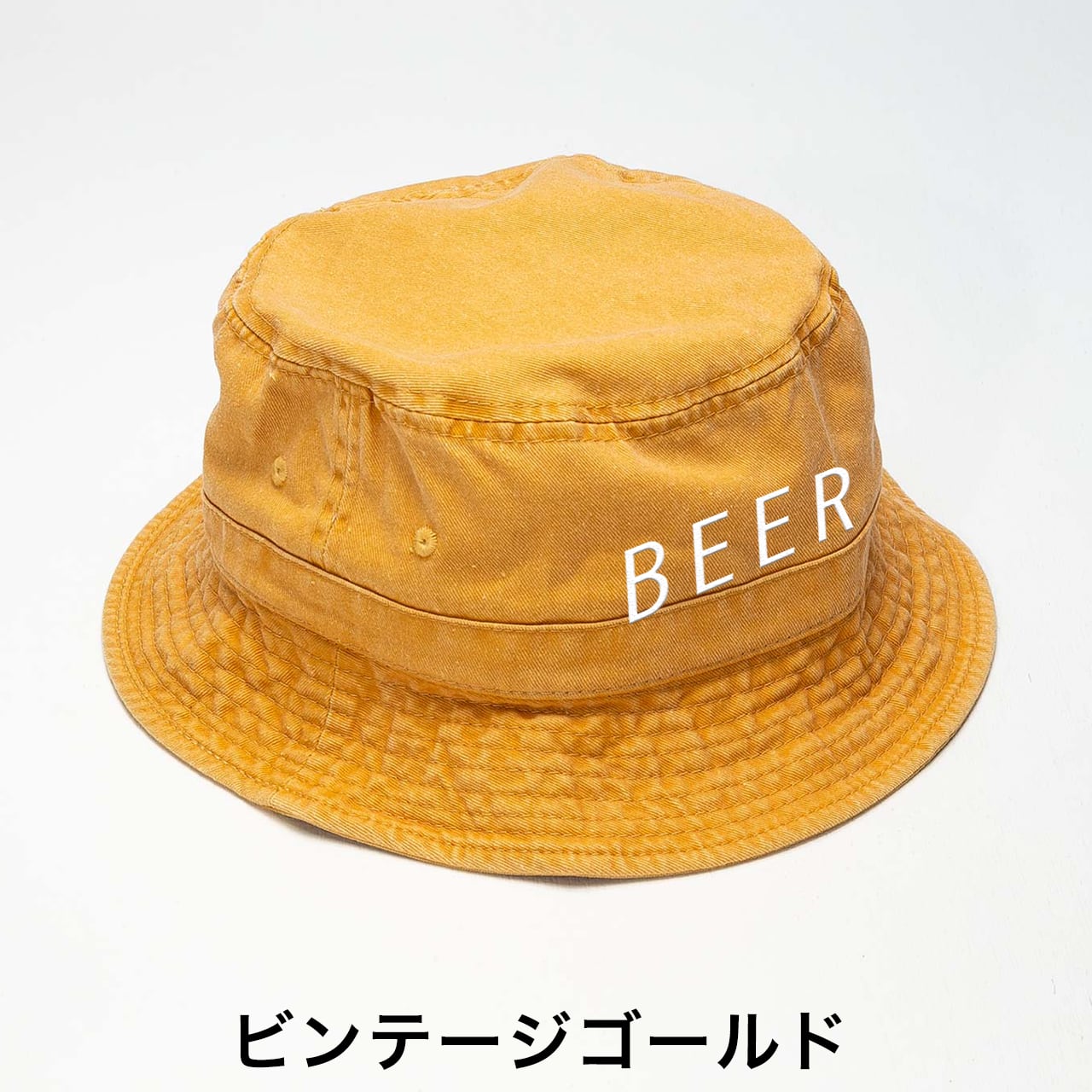 BEER ロゴ刺繍バケットハット （5色） | BEER