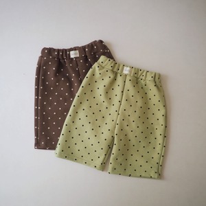 即納 Aosta．Polka Dot Puffy Pants［70-110］※一部お取り寄せ
