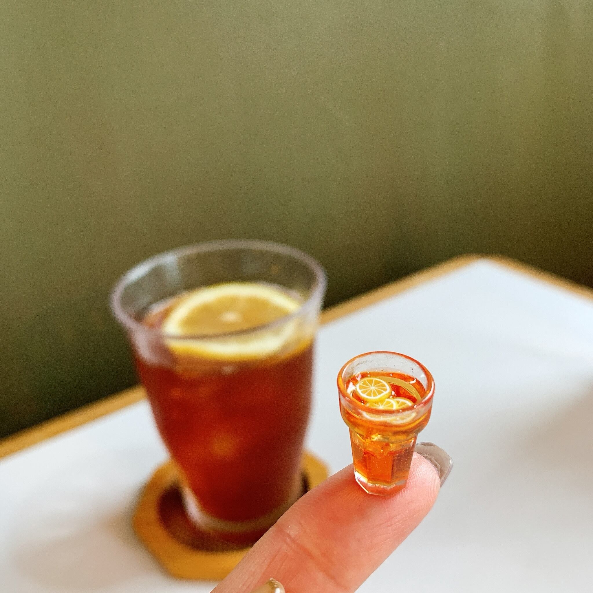 ミニチュアドリンク】レモンティー 1/6 リカちゃん ブライス バービー