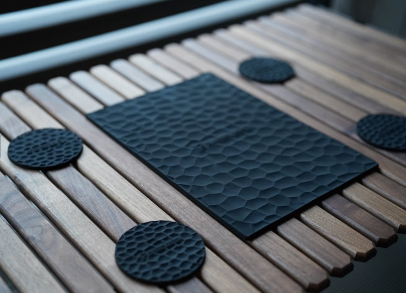 BARREL KNOT】槌目コースター 2枚set | L.S.A outdoor（lsa）