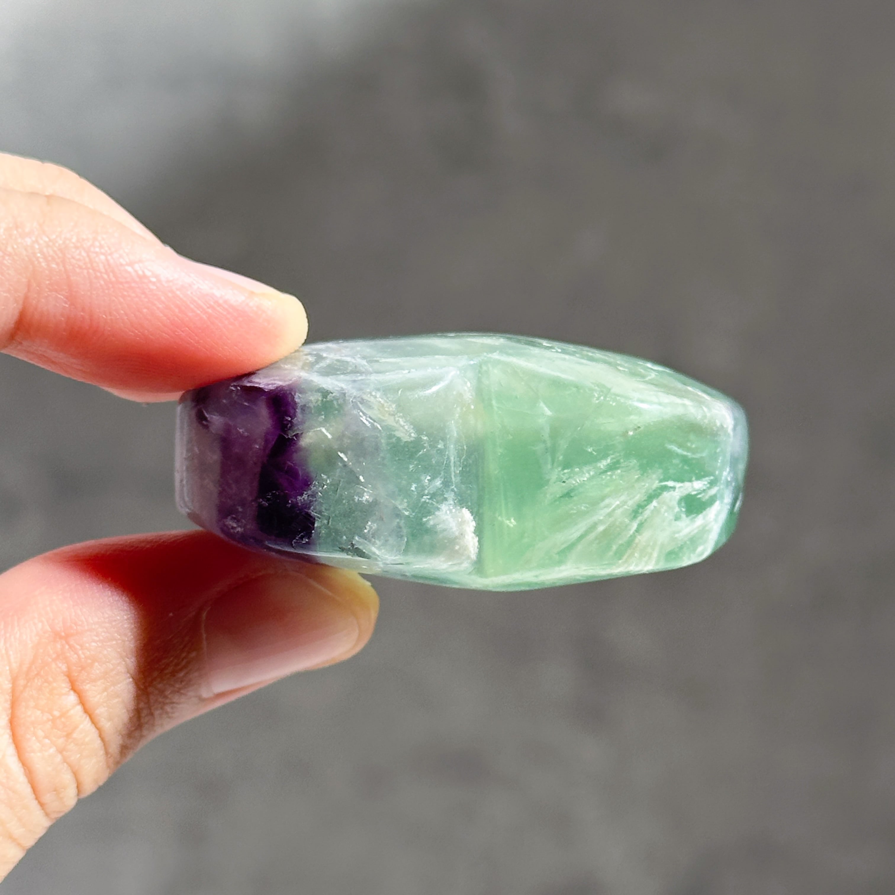 エンジェルフェザーフローライトハート 31◇ Angel Feather Fluorite