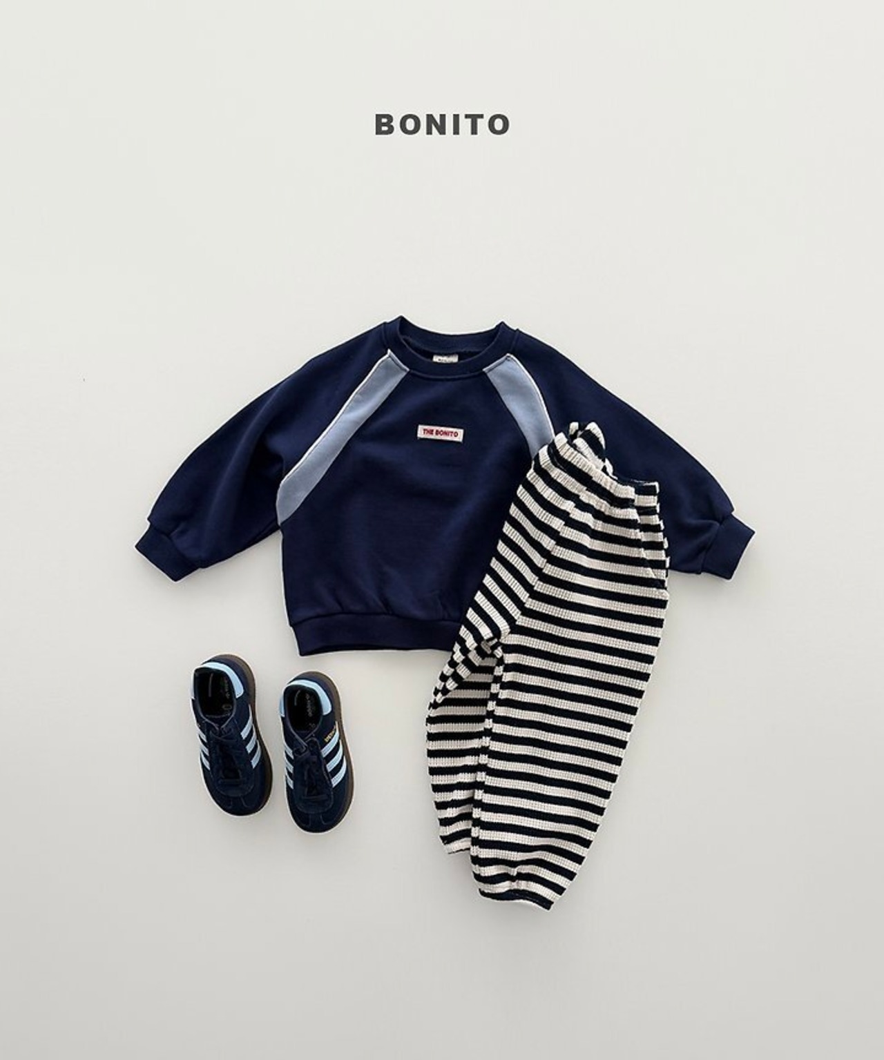 韓国子供服 / BONITO / 26Autumn / ワッフルジョガーパンツ / 秋服 *12M~JM *