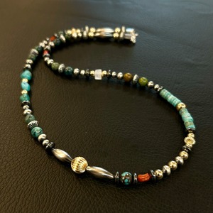 ブライト（Bright）ネックレス（Wave Turquoise）50cm