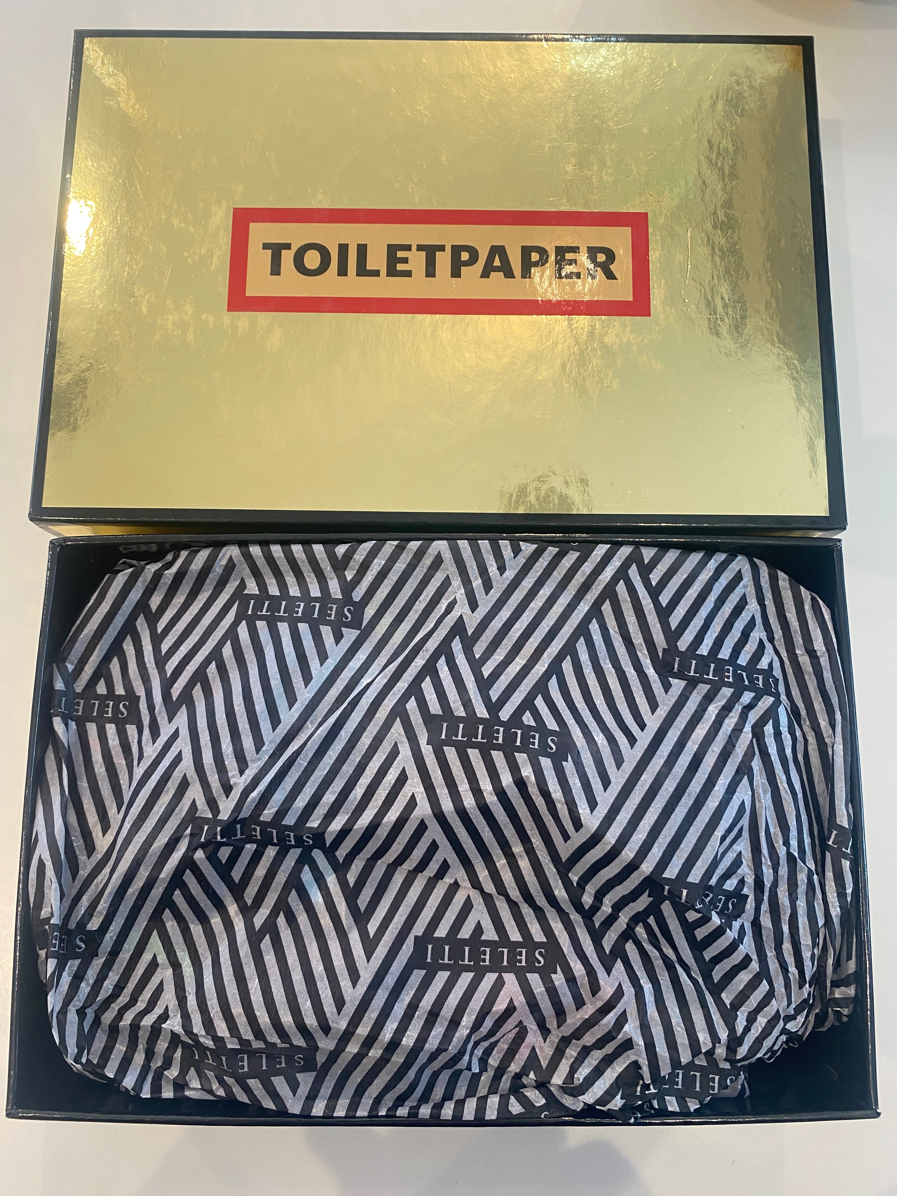 SELETTI / TOILETPAPER トイレットペーパー ウエストポーチ BLK Snakes