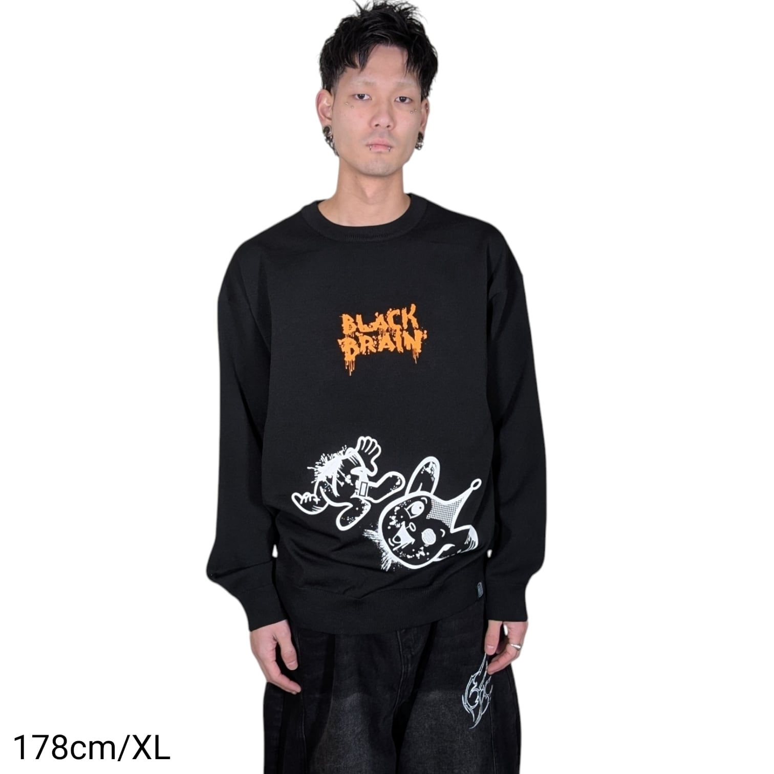 PP kun Knit Top | BLACK BRAIN