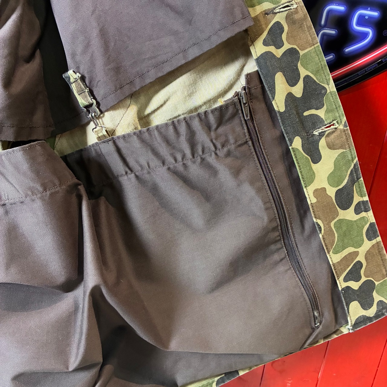 80s USA製　BONE DRY RED HEAD ダックハンターカモ　ハンティングジャケット