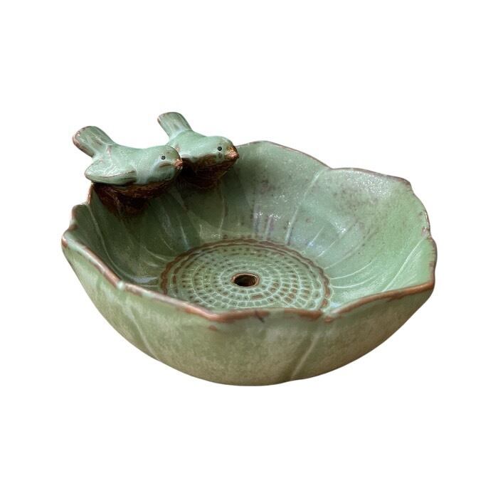 小鳥の植木鉢 ポット フラワーポット 陶器 鉢 鉢底穴あり かわいい