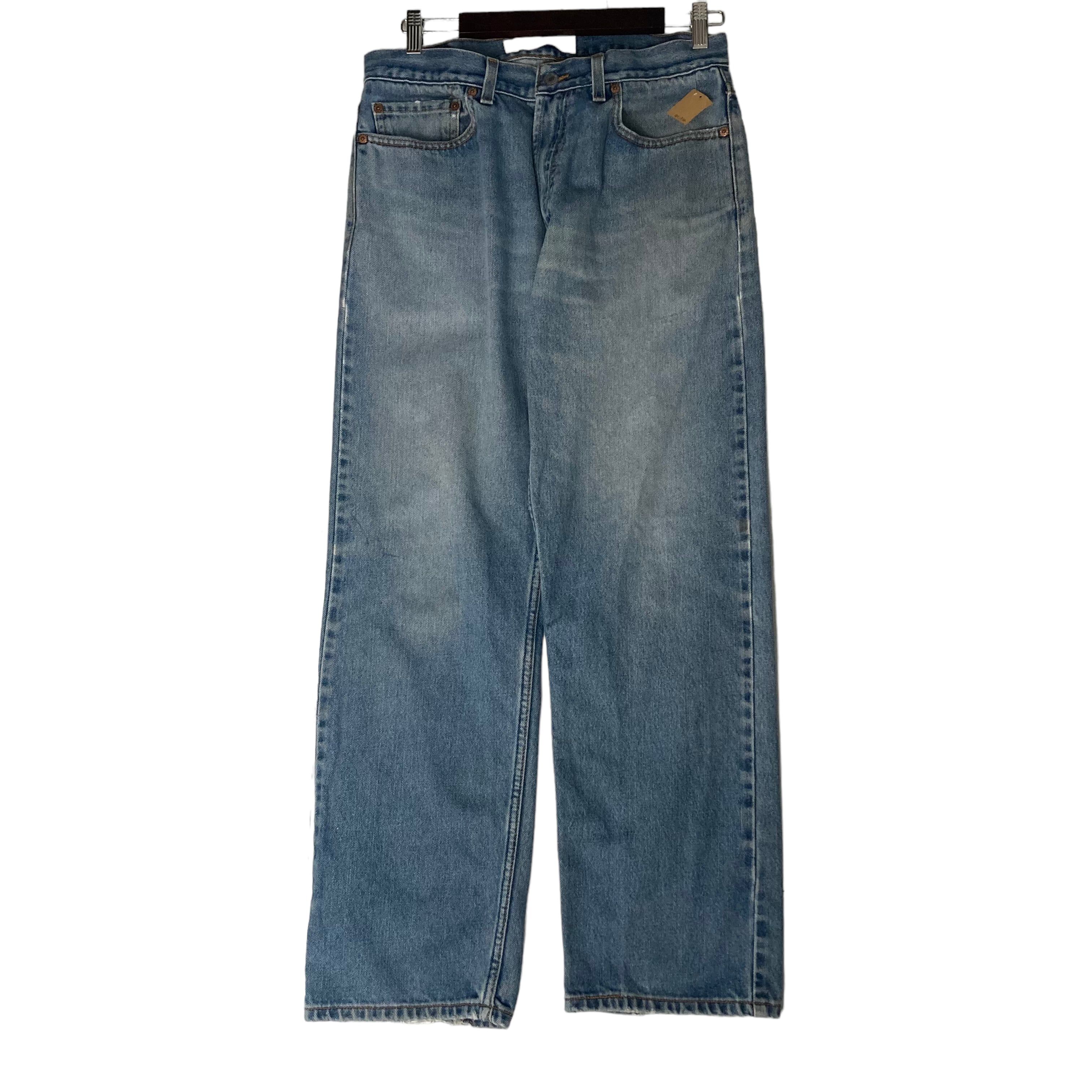 505 W34 パッチワークデニムパンツ