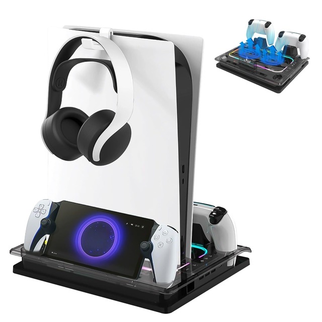 PS5 Slim/PS5対応 縦置きスタンド【2025新登場】PhyiFlbey ps5 