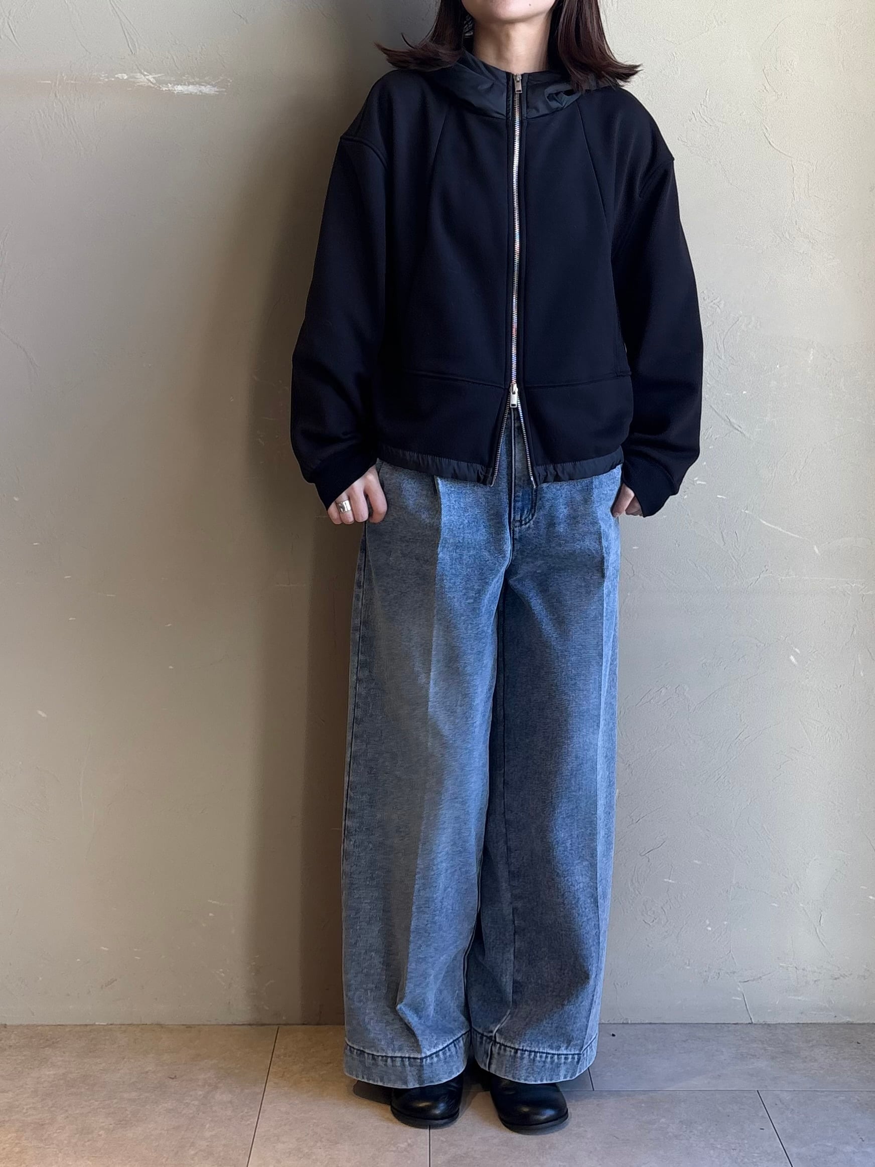 PASSIONE 】BOMBER HEAT 切り替えジップフーディ | valance 福井