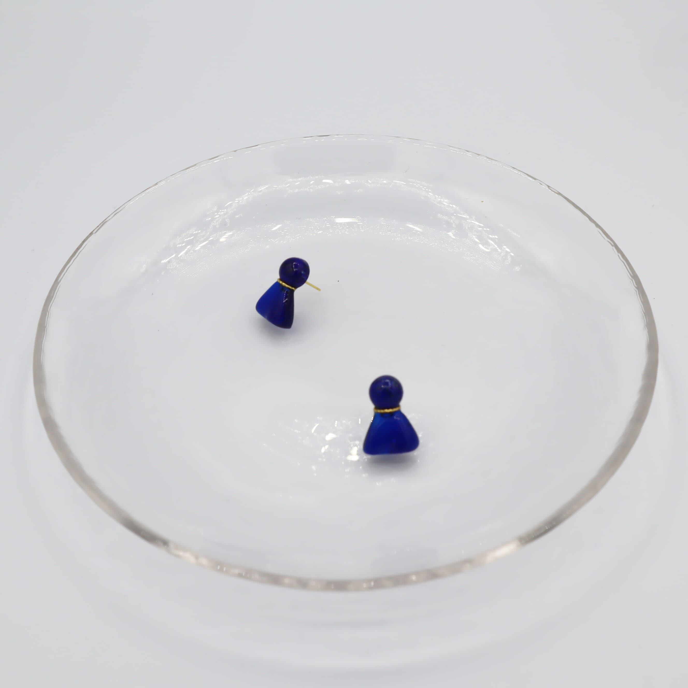 teruteruピアス（lapis lazuli）