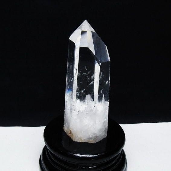 水晶 六角柱 水晶 ポイント 台座付属 一点物 152-3785 | 天然石