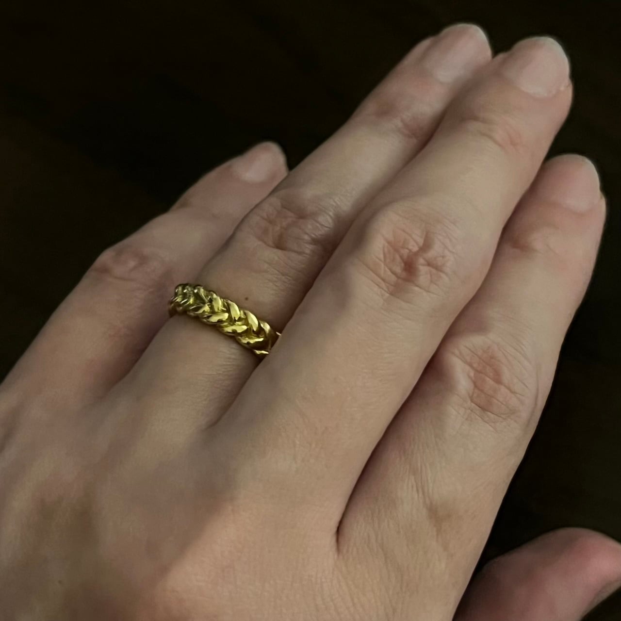 tiffany ゴールド 18k結び目デザインリング VINTAGE TIFFANY & CO. Braid Ring 18K Gold #12 | ヴィンテージ