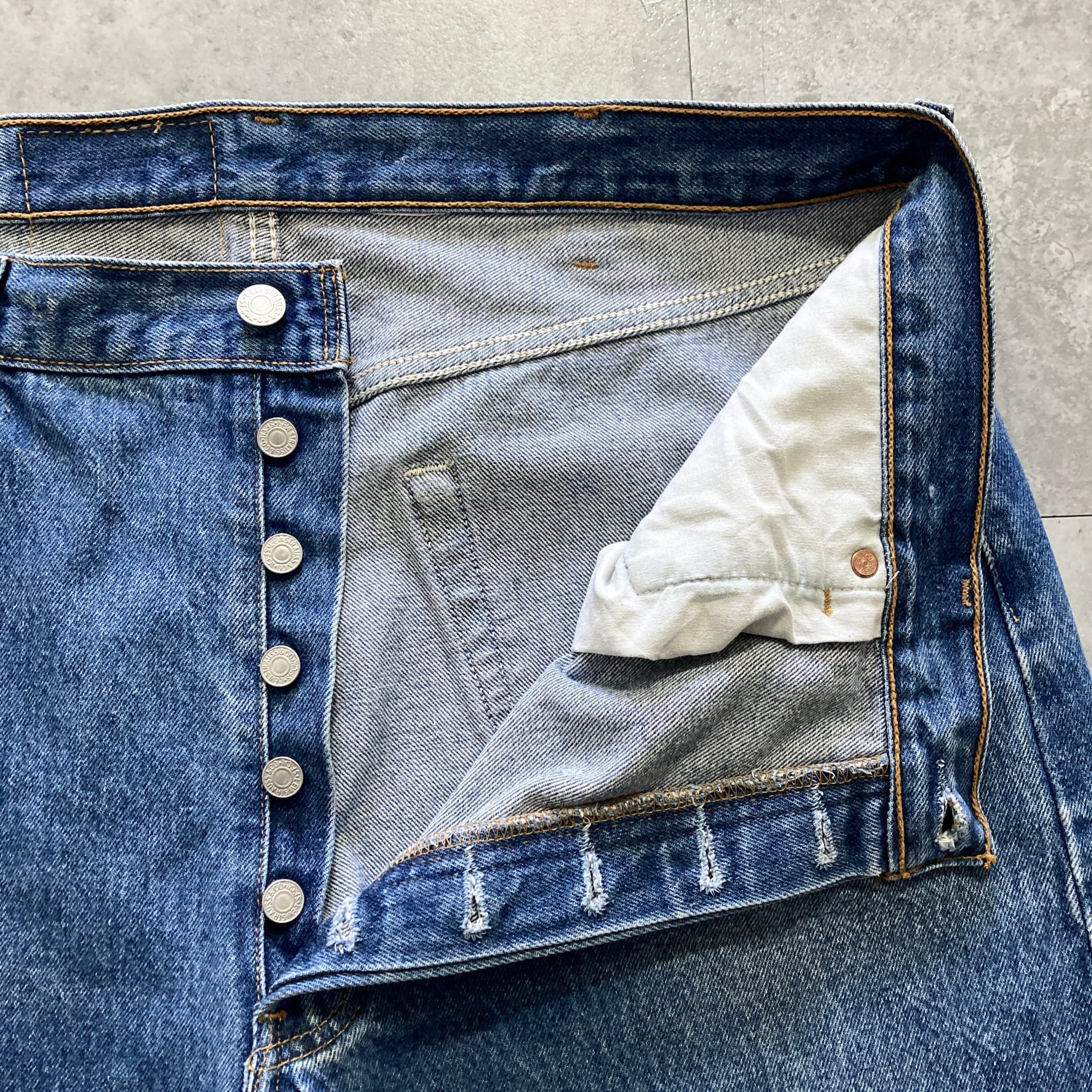 W40 L36】00's Levis 501 リーバイス 01年製 ボタンフライ ビッグ