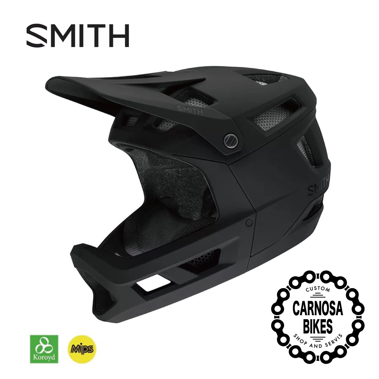 【SMITH】MAINLINE [メインライン] MIPS Matte-Black | 【CARNOSA BIKES】マウンテンバイク&BMX  自転車ショップ powered by BASE